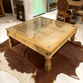 Indian Hand Carved Solid Wood Coffee Table C18